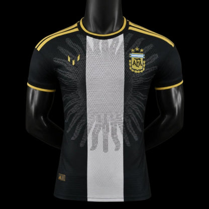 Argentine Maillot Commémoratif D’adieu De Messi Noir 26/27 – Version Player – vue avant