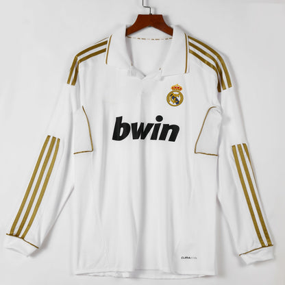 Real Madrid Maillot Manches Longues Domicile Rétro 2011/2012