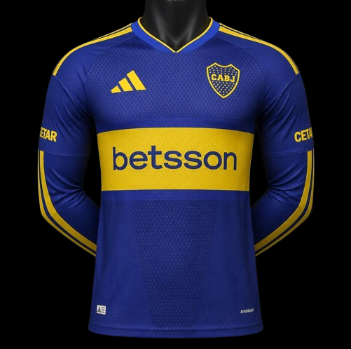 Boca Juniors Maillot Manches Longues Domicile 26/27 – Version Player