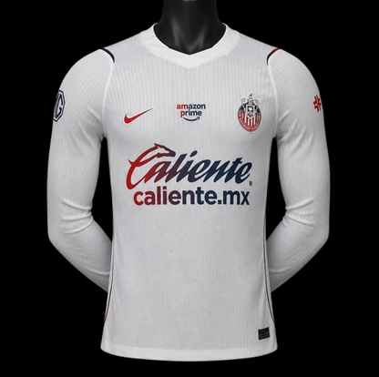 Chivas Maillot Manches Longues Extérieur 26/27 – Version Player