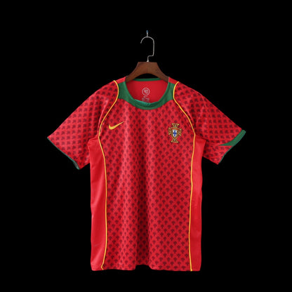 Portugal Maillot Domicile Rétro 2004
