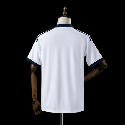 Schalke 04 Maillot Extérieur 26/27 – Blanc et bleu marine – dos