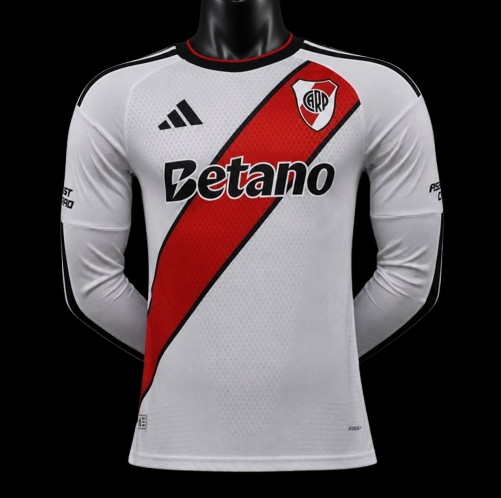 River Plate Maillot Manches Longues Domicile 26/27 – Version Player