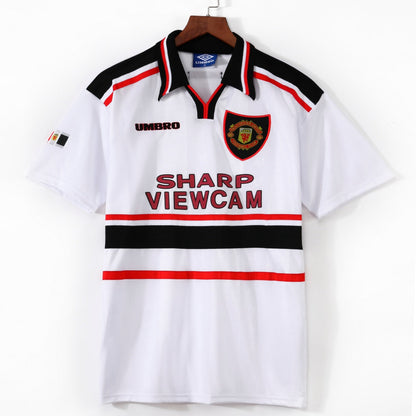 Manchester United Maillot Extérieur Rétro 1998/1999