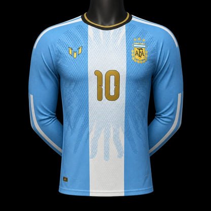 Argentine Maillot Manches Longues Commémoratif Adieu Messi 26/27 – Version Player
