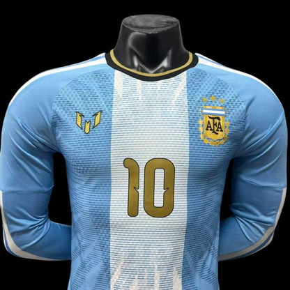 Argentine Maillot Manches Longues Commémoratif Adieu Messi 26/27 – Version Player – photo 2