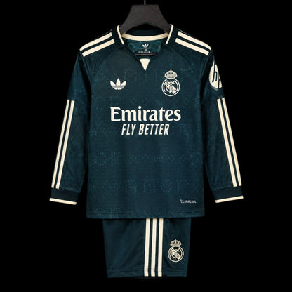 Real Madrid Maillot Manches Longues Extérieur 26/27 – Enfant