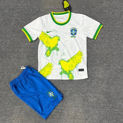 Brésil Ensemble Enfant Spécial Bird White 25/26