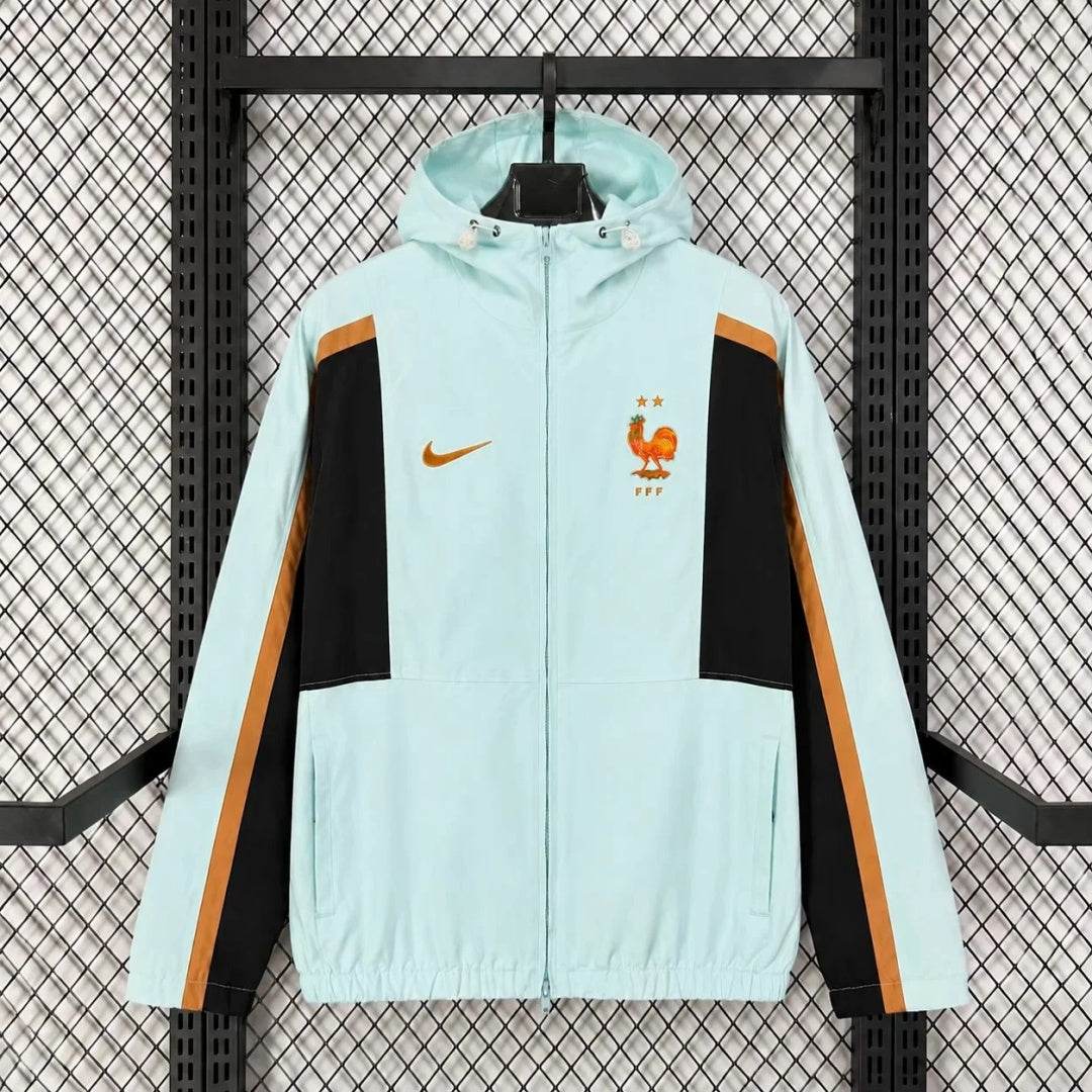 France Veste Coupe-Vent – Turquoise et orange