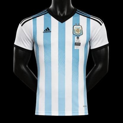 Argentine Maillot Domicile Rétro 2014 – Version Player