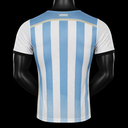 Argentine Maillot Domicile Rétro 2014 – Version Player