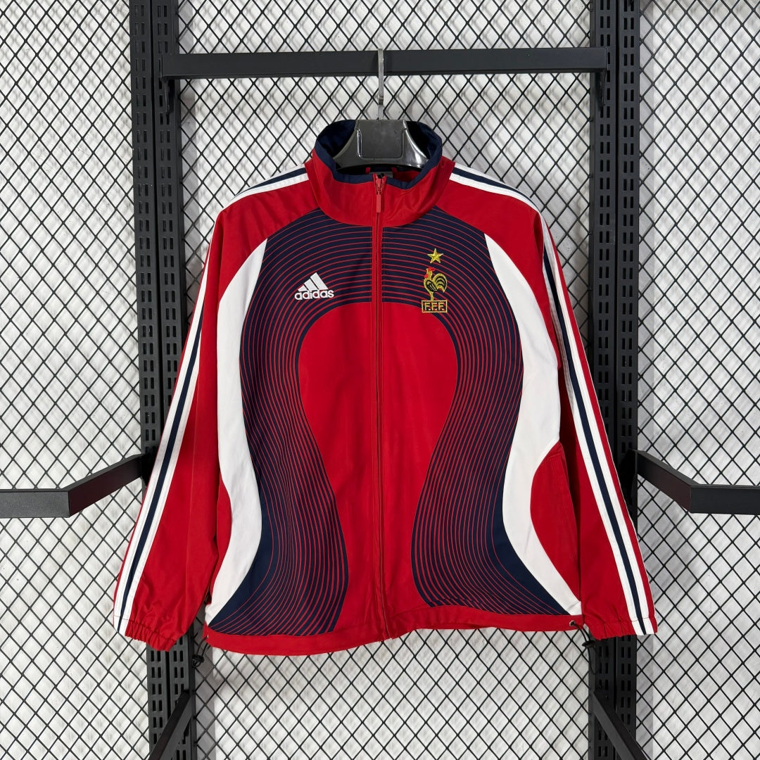 France Veste Coupe-Vent – Rouge – Modèle III – vue avant