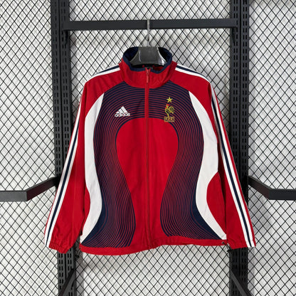 France Veste Coupe-Vent – Rouge – Modèle III – vue avant