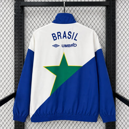 Brésil Veste Coupe-Vent – Multicolore – Étoiles – vue arrière