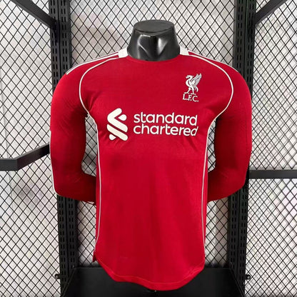 Liverpool Maillot Manches Longues Domicile 25/26 – Version Player