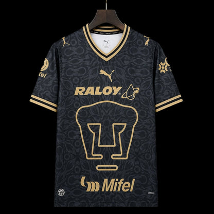 Pumas UNAM Maillot Third 26/27 – Noir et or – vue avant