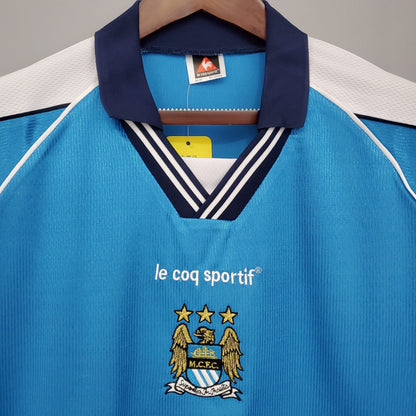 Manchester City Maillot Rétro 99/01 – photo 3
