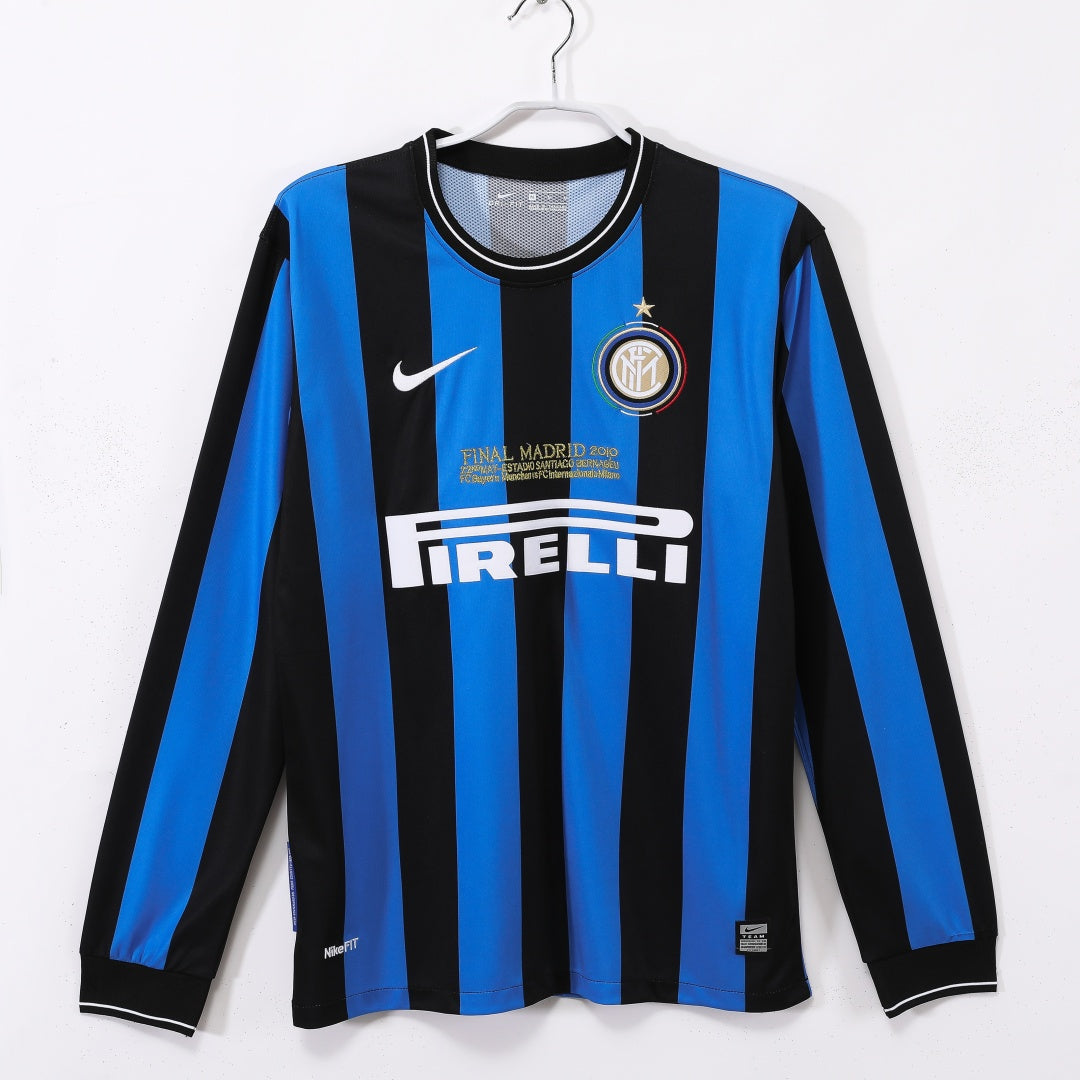 Inter Milan Maillot Manches Longues Domicile Rétro 2009/2010