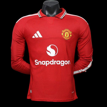 Manchester United Maillot Manches Longues Domicile 26/27 – Version Player