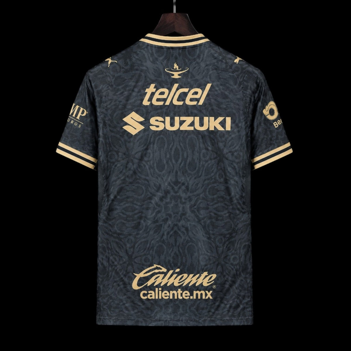 Pumas UNAM Maillot Third 26/27 – Noir et or – vue arrière