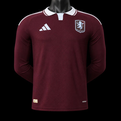 Aston Villa Maillot Manches Longues Domicile 26/27 – Version Player