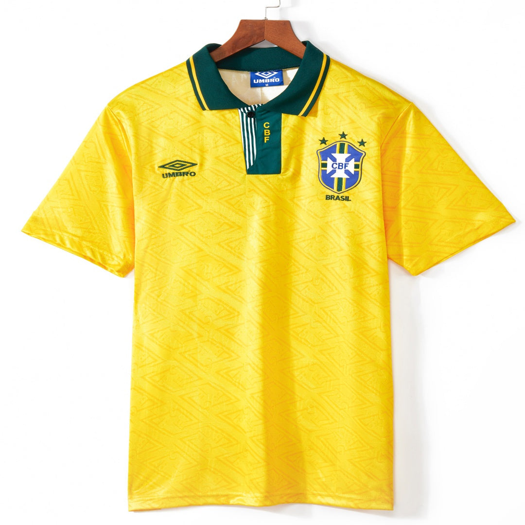Brésil Maillot Domicile Rétro 1993/1994