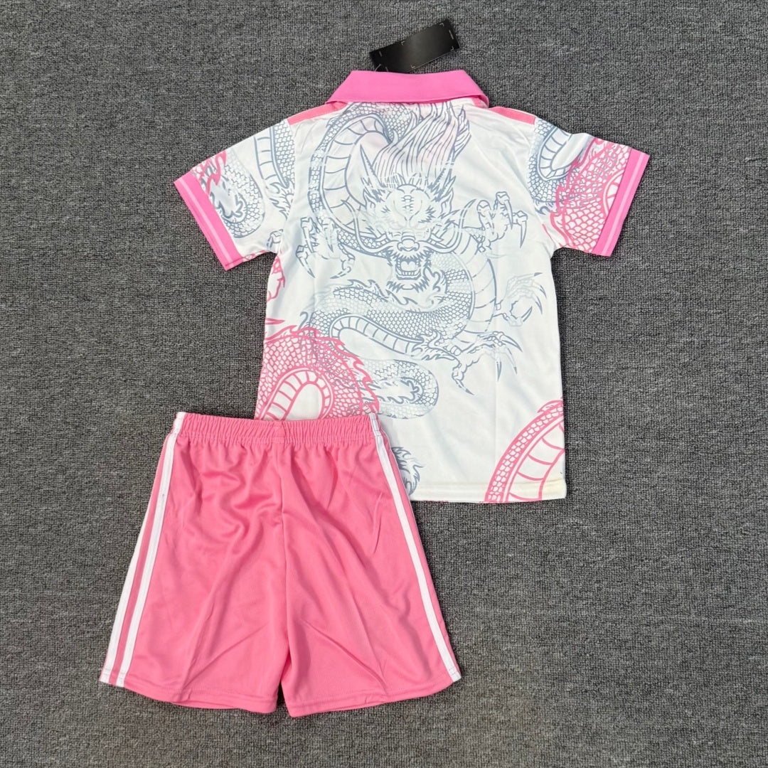 Real Madrid Ensemble Enfant Spécial Rose Polo 25/26