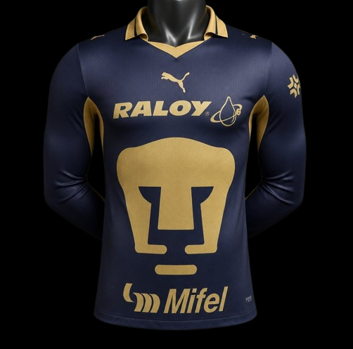 Pumas UNAM Maillot Manches Longues Domicile 26/27 – Version Player