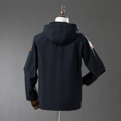 Brésil Veste Coupe-Vent Réversible – Noire – deuxième vue