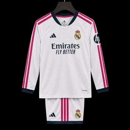 Real Madrid Maillot Manches Longues Domicile 26/27 – Enfant