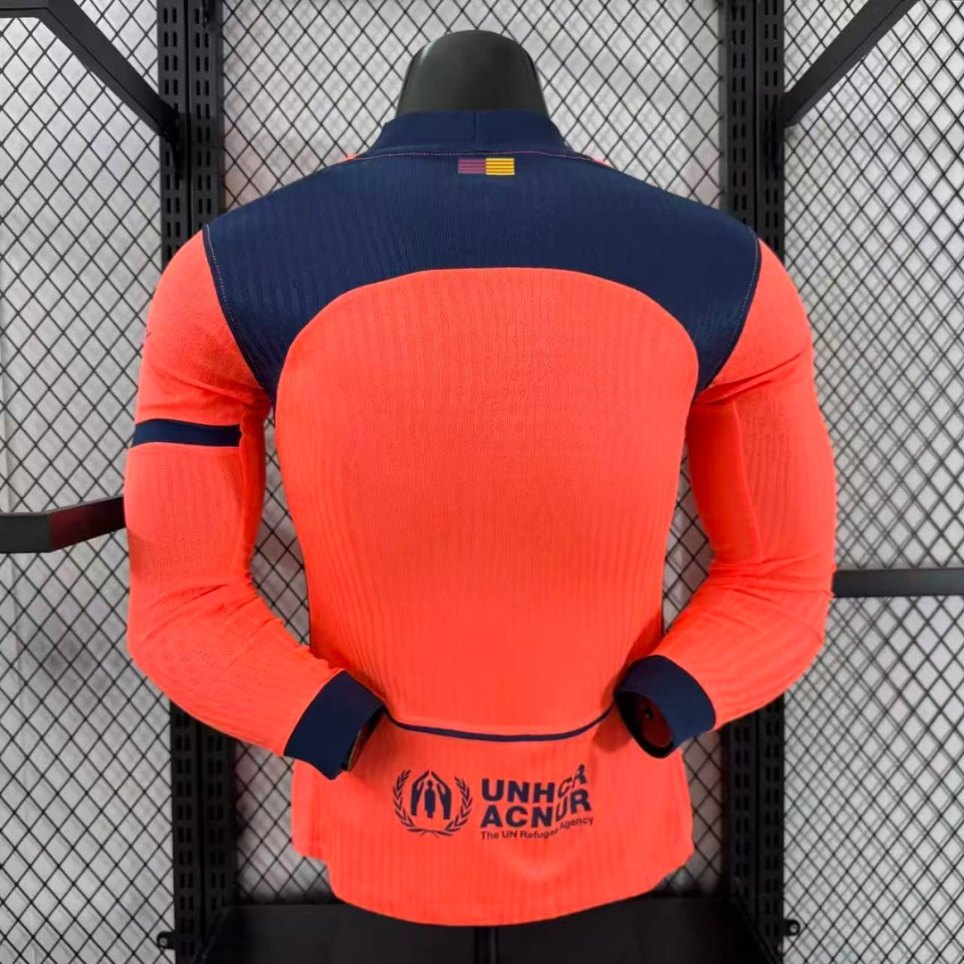 Barcelone Maillot Manches Longues Third 25/26 – Version Player
