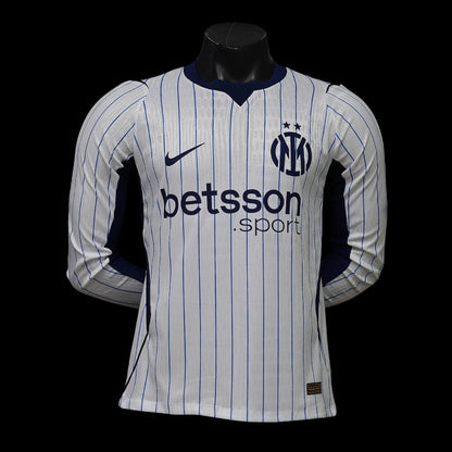Inter Milan Maillot Manches Longues Extérieur 26/27 – Version Player