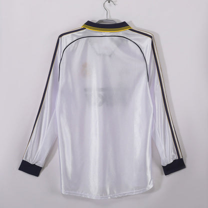 Real Madrid Maillot Manches Longues Domicile Rétro 1998/2000