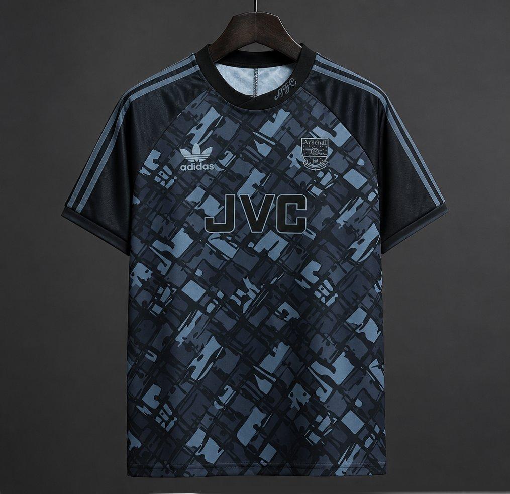 Arsenal Maillot Rétro Blackout 90/92