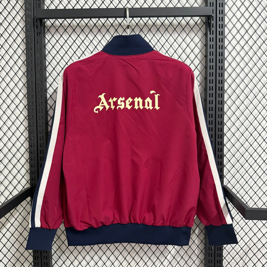 Arsenal Veste Coupe-Vent – Bordeaux et bleu marine – vue arrière