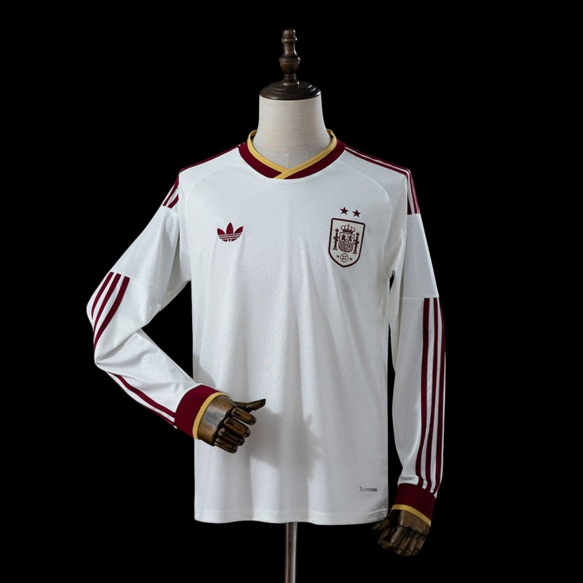 Espagne Maillot Manches Longues 2 Étoiles Extérieur CDM 26