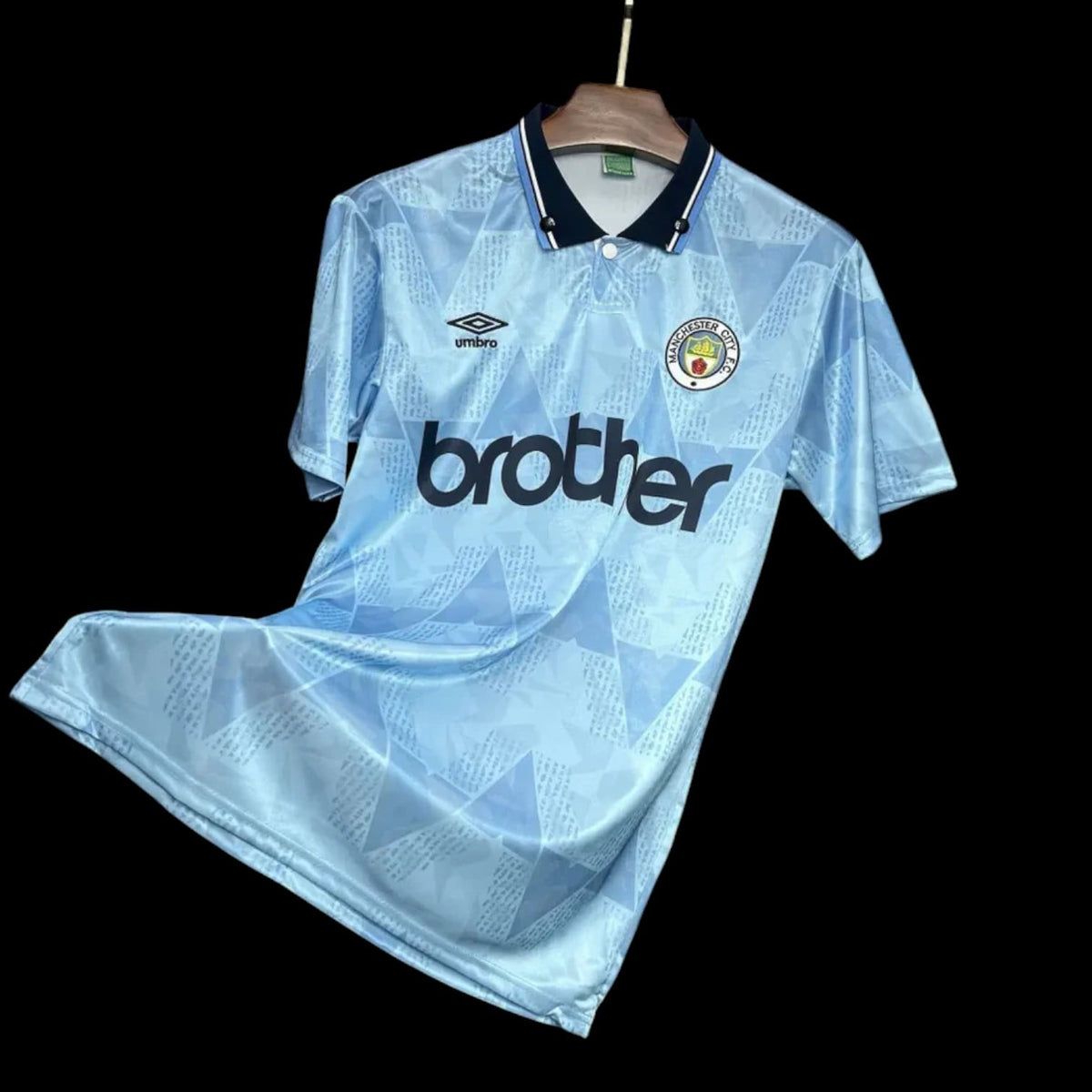 Manchester City Maillot Domicile Rétro 1989/91
